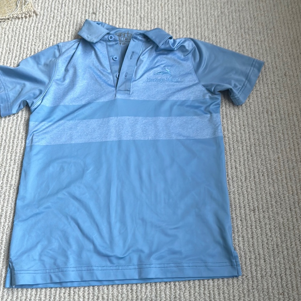Boys Garb/Heritage Palm performance Polo- size small (5-6)